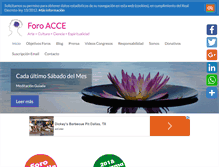 Tablet Screenshot of foroacce.com